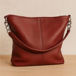 Calvin Klien red hobo Handbag NWOT